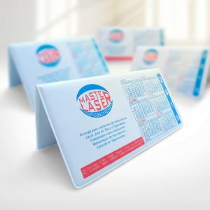 Calendário de mesa fixo